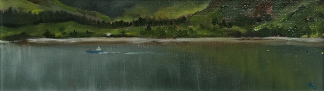 'Reflections in Loch Linnhe' by artist Fiona Longley